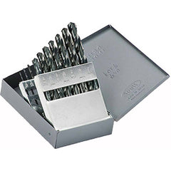 Titan USA - Drill Bit Sets; System of Measurement: Inch ; Drill Bit Material: High Speed Steel ; Drill Bit Set Type: Jobber Length Drill Bits ; Minimum Drill Bit Size (Decimal Inch): 0.0625 ; Minimum Drill Bit Size (Inch): 1/16 ; Maximum Drill Bit Size ( - Exact Tooling