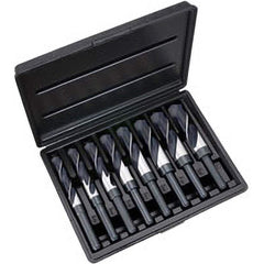 Titan USA - Drill Bit Sets; System of Measurement: Inch ; Drill Bit Material: High Speed Steel ; Drill Bit Set Type: Reduced Shank Drill Bits ; Minimum Drill Bit Size (Decimal Inch): 0.5625 ; Minimum Drill Bit Size (Inch): 9/16 ; Maximum Drill Bit Size ( - Exact Tooling
