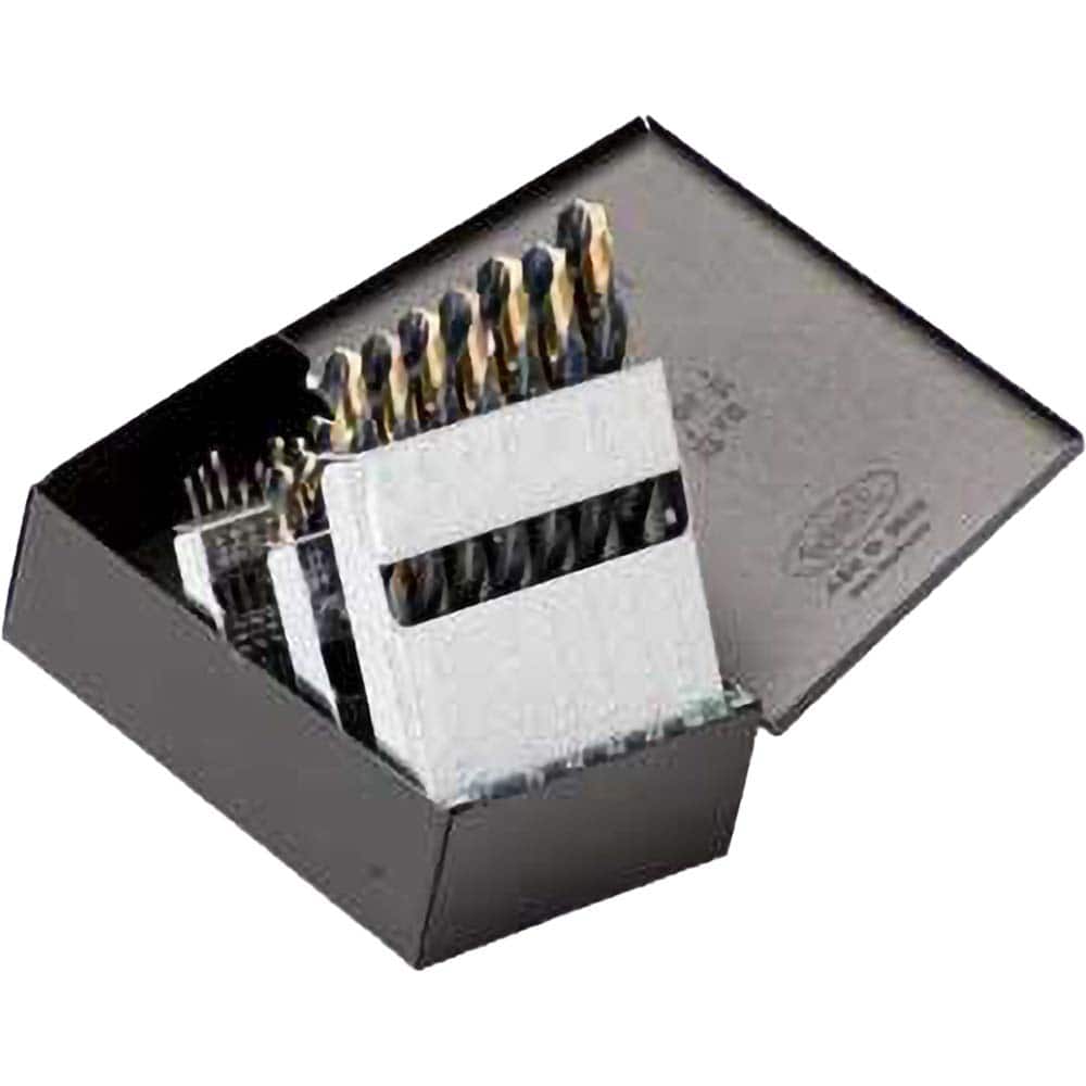 Titan USA - Drill Bit Sets; System of Measurement: Inch ; Drill Bit Material: High Speed Steel ; Drill Bit Set Type: Maintenance Length Drill Bits ; Minimum Drill Bit Size (Decimal Inch): 0.0625 ; Minimum Drill Bit Size (Inch): 1/16 ; Maximum Drill Bit S - Exact Tooling