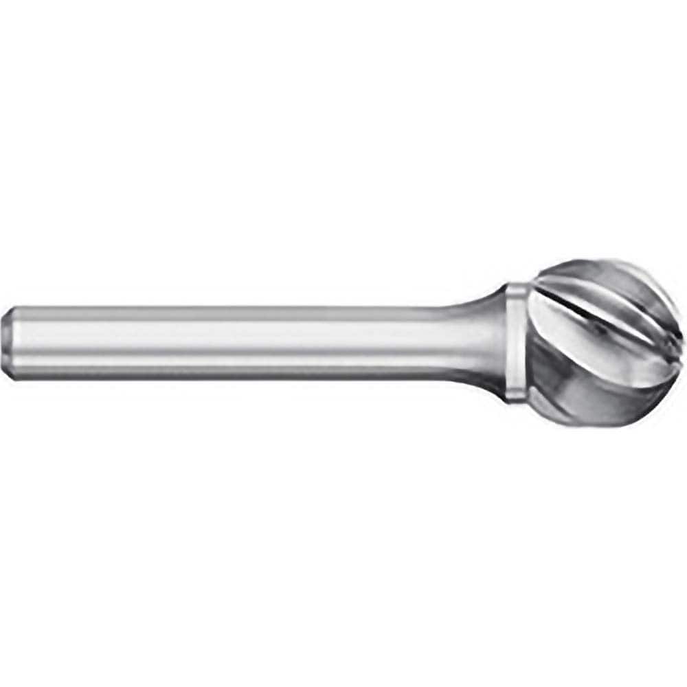 Titan USA - Burrs; Head Shape: Ball ; Industry Specification: SD-3NF ; Tooth Style: Aluma Cut ; Cutting Diameter (Inch): 3/8 ; Cutting Diameter (Decimal Inch): 0.3750 ; Shank Diameter (Inch): 1/4 - Exact Tooling