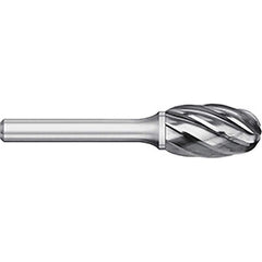Titan USA - Burrs; Head Shape: Egg ; Industry Specification: SE-6NF ; Tooth Style: Aluma Cut ; Cutting Diameter (Inch): 5/8 ; Cutting Diameter (Decimal Inch): 0.6250 ; Shank Diameter (Inch): 1/4 - Exact Tooling