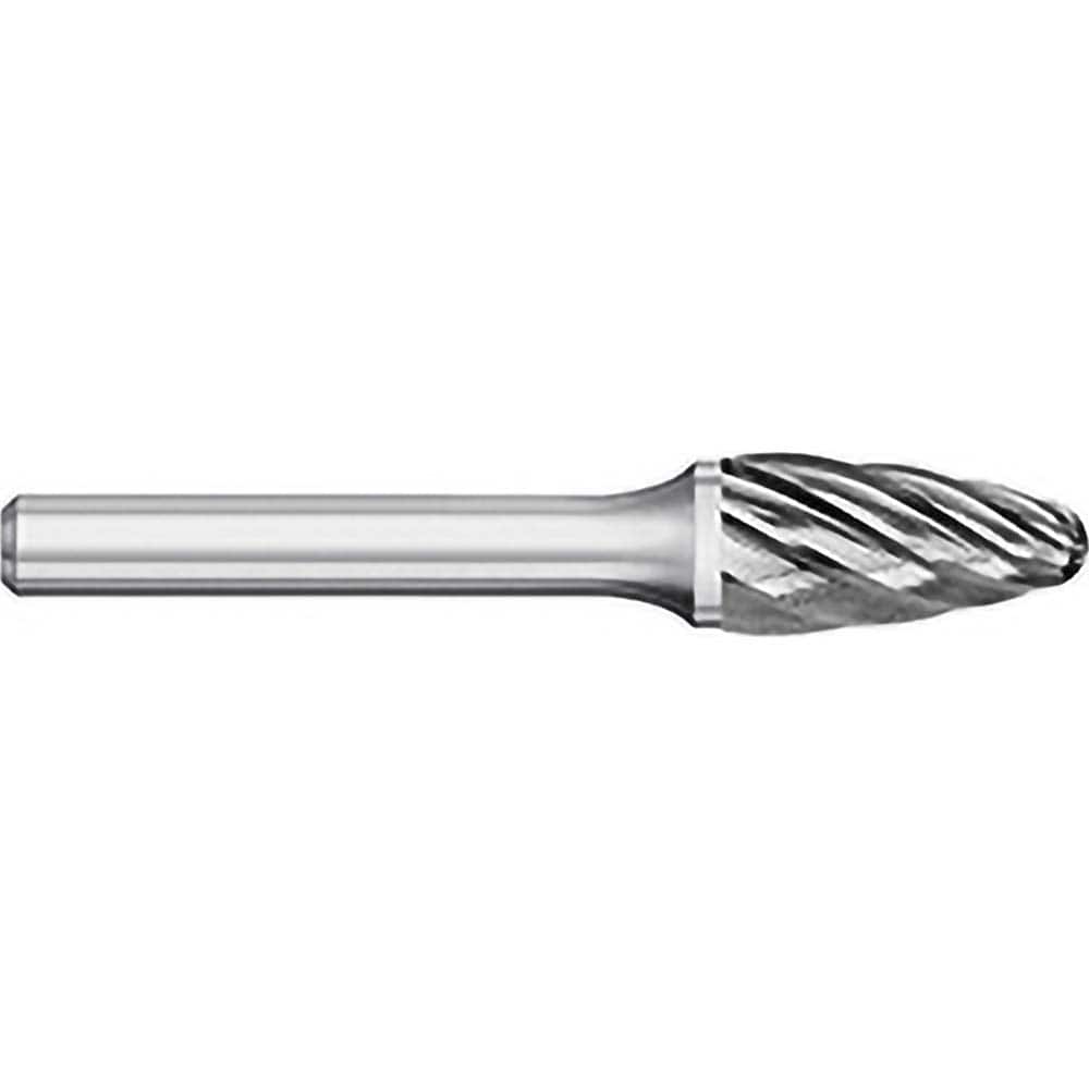 Titan USA - Burrs; Head Shape: Tree w/Radius ; Industry Specification: SF-3NF ; Tooth Style: Aluma Cut ; Cutting Diameter (Inch): 3/8 ; Cutting Diameter (Decimal Inch): 0.3750 ; Shank Diameter (Inch): 1/4 - Exact Tooling