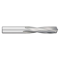 Titan USA - Screw Machine Length Drill Bits; Drill Bit Size (Decimal Inch): 0.3020 ; Drill Bit Size (Letter): N ; Drill Point Angle: 135 ; Drill Bit Material: Solid Carbide ; Drill Bit Finish/Coating: Uncoated ; Flute Type: Spiral - Exact Tooling