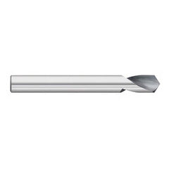 Titan USA - Spotting Drills; Body Diameter (Inch): 3/8 ; Body Diameter (Decimal Inch): 3/8 ; Drill Point Angle: 142 ; Spotting Drill Material: Solid Carbide ; Spotting Drill Finish/Coating: Uncoated ; Overall Length (Inch): 3 - Exact Tooling