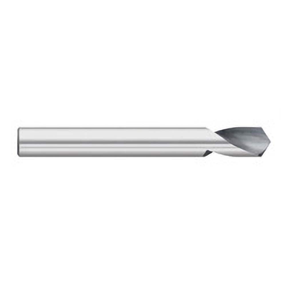 Titan USA - Spotting Drills; Body Diameter (Inch): 1/8 ; Body Diameter (Decimal Inch): 1/8 ; Drill Point Angle: 120 ; Spotting Drill Material: Solid Carbide ; Spotting Drill Finish/Coating: Uncoated ; Overall Length (Inch): 2 - Exact Tooling