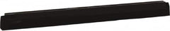 Vikan - 20" Foam Rubber Blade Squeegee Refill - Double Edge, Black, Plastic Holder - Exact Tooling