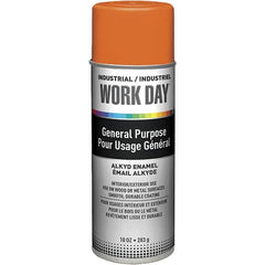 Krylon - Orange, Gloss, Enamel Spray Paint - 9 to 13 Sq Ft per Can, 10 oz Container, Use on Ceramics, Glass, Metal, Plaster, Wood - Exact Tooling