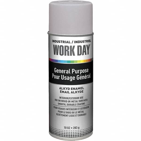 Krylon - 10 oz Gray Enamel Spray Primer - 9 to 13 Sq Ft Coverage, Quick Drying - Exact Tooling