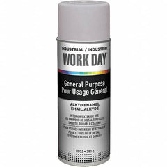 Krylon - 10 oz Gray Enamel Spray Primer - 9 to 13 Sq Ft Coverage, Quick Drying - Exact Tooling