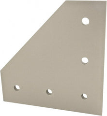 80/20 Inc. - 135mm Wide, Open Shelving Accessory/Component - Aluminum, Clear Anodized Finish, 135mm Long, Use with 45 Series & Bolt Kit 75-3619 - Exact Tooling