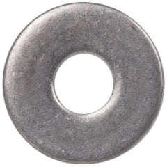 Made in USA - #2 Screw, Grade 300 Stainless Steel Standard Flat Washer - 0.094" ID x 1/4" OD, 0.016" Thick, Plain Finish, Meets Military Specifications - Exact Tooling