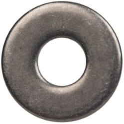 Made in USA - #4 Screw, Grade 300 Stainless Steel Standard Flat Washer - 1/8" ID x 0.312" OD, 0.025" Thick, Passivated Finish, Meets Military Specifications - Exact Tooling