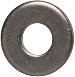 Made in USA - 1/4" Screw, Grade 300 Stainless Steel Standard Flat Washer - 0.312" ID x 0.734" OD, 0.051" Thick, Passivated Finish, Meets Military Specifications - Exact Tooling