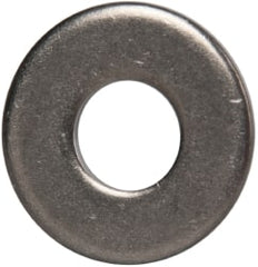 Made in USA - 1/4" Screw, Grade 300 Stainless Steel Standard Flat Washer - 0.312" ID x 0.734" OD, 0.051" Thick, Passivated Finish, Meets Military Specifications - Exact Tooling