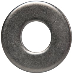 Made in USA - 5/16" Screw, Grade 300 Stainless Steel Standard Flat Washer - 3/8" ID x 7/8" OD, 0.064" Thick, Passivated Finish, Meets Military Specifications - Exact Tooling