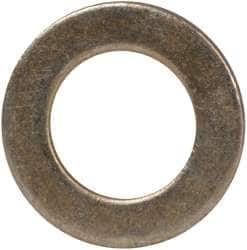 Made in USA - #10 Screw, Grade 1008/1010 Steel Standard Flat Washer - 0.219" ID x 0.365" OD, 0.03" Thick, Cadmium-Plated Finish, Meets Military Specifications - Exact Tooling