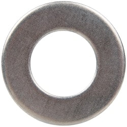 Made in USA - 1" Screw, Grade 17-7 PH Stainless Steel USS Flat Washer - 1-1/16" ID x 2" OD, 0.131" Thick, Plain Finish - Exact Tooling
