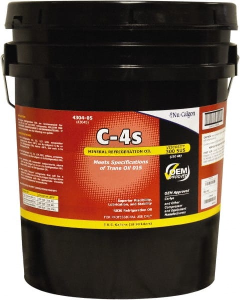 Nu-Calgon - 5 Gallon Pail Mineral Oil Refrigeration Oil - Exact Tooling