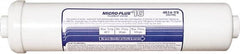 Nu-Calgon - 1/4 Inch Pipe, Inline Water Filter System with Disposable Filter and Quick Disconnect Fittings - Reduces Sediment, Taste, Odor, Chlorine and Scale - Exact Tooling