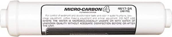 Nu-Calgon - 2.59" OD, 20µ, 6R Micromet Inline Cartridge Filter that Removes Silt, Sediment & Chlorine - 13" Long, Reduces Sediments, Tastes, Odors, Chlorine & Scale - Exact Tooling
