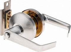 Falcon - Medium Duty Entry Lever Lockset - 2-3/4" Back Set, For Best/ Falcon I/C-Core Cylinder, Satin Chrome Finish - Exact Tooling