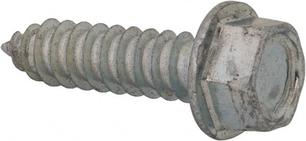 Value Collection - 3/8" Hex Head Sheet Metal Screw - Steel, 1-1/2" Length Under Head, Grade 2 - Exact Tooling
