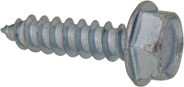 Value Collection - 5/16" Hex Head Sheet Metal Screw - Steel, 1-1/4" Length Under Head, Grade 2 - Exact Tooling