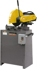 Kalamazoo - 14" Blade Diam, 1" Arbor Hole, Miter Chop & Cutoff Saw - 4,400 RPM, 5 hp, 220 Volts, 1 Phase - Exact Tooling