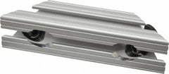 80/20 Inc. - 1-1/2" Wide, 6" High, Open Shelving 45° Support Bracket - Aluminum, Use with Series 15 - 1515 Extrusion - Exact Tooling