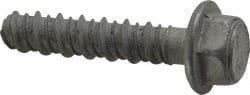 Red Head - 3/8" Diam, 1-3/4" Length Under Head, Hex Drive, Concrete Screw & Masonry Fastener - Steel, Zinc-Plated Finish - Exact Tooling