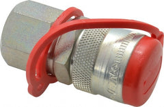 CEJN - 1/4 NPT Hydraulic Hose Female Pipe Thread Coupler - 14,500 psi, 1.56 GPM, 115 Hose Size, Series 115 - Exact Tooling