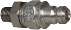 CEJN - 1/4 NPT Hydraulic Hose Male Pipe Thread Nipple - 14,500 psi, 1.56 GPM, 115 Hose Size, Series 115 - Exact Tooling