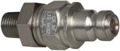 CEJN - 1/4 NPT Hydraulic Hose Male Pipe Thread Nipple - 14,500 psi, 1.56 GPM, 115 Hose Size, Series 115 - Exact Tooling