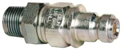 CEJN - 3/8 NPT Hydraulic Hose Male Pipe Thread Nipple - 14,500 psi, 1.56 GPM, 115 Hose Size, Series 115 - Exact Tooling