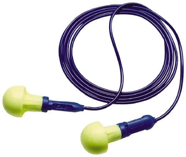 3M - Reusable, Corded, 28 dB Earplugs - Yellow, 200 Pairs - Exact Tooling