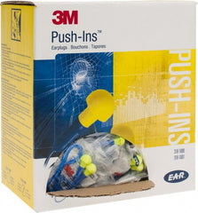 3M - Reusable, Corded, 28 dB Earplugs - Yellow, 100 Pairs - Exact Tooling