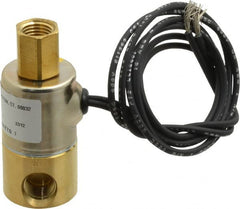 KIP - 1/4" Port, Direct Acting, Brass Solenoid Valve - Normally Open, 140 Max PSI, Buna-N Seal - Exact Tooling