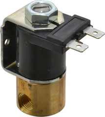 KIP - 1/8" Port, Direct Acting, Brass Solenoid Valve - Normally Closed, 150 Max PSI, Buna-N Seal - Exact Tooling
