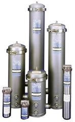 3M Aqua-Pure - 3 Inch Pipe, 150 No. Flange End Connections, 9-3/4 Inch Long Cartridge, 50.63 Inch Long, Cartridge Filter Housing without Cartridge - 36 Cartridges, 288 Max GPM Flow Rate, 150 psi Max Working Pressure, 304 Grade, Commercial Filter Housing - Exact Tooling