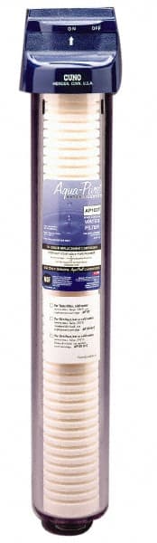 3M Aqua-Pure - 4-9/16 Inch Outside Diameter, Cartridge Filter Assembly - 3/4 Inch Pipe, Reduces Dirt, Rust, Taste, Odor and Scale - Exact Tooling