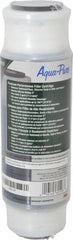 3M Aqua-Pure - 3" OD, 5µ, Cellulose Fiber Carbon & Scale Cartridge Filter - 9-3/4" Long, Reduces Dirt, Rust, Tastes, Odors & Scale - Exact Tooling