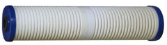 3M Aqua-Pure - 4-1/2" OD, 25µ, Cellulose Fiber Graded-Density Cartridge Filter - 20" Long, Reduces Sediments & Rust - Exact Tooling