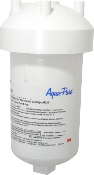 3M Aqua-Pure - 2.0 GPM Max Flow Rate, 3/8 Inch Pipe, Full Flow Undersink Water Filter System - 1 Housing, Reduces Taste, Odor, Chlorine and Sediment - Exact Tooling