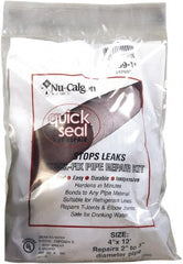 Nu-Calgon - 4" Wide x 12' Long General Purpose Pipe Repair Tape - -450 to 550°F, White - Exact Tooling