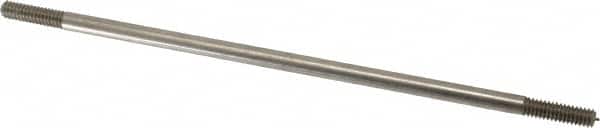 Made in USA - 8" Long, 1/4-20 Thread, Float Valve Rod - Stainless Steel, 1/2" Thread Length - Exact Tooling