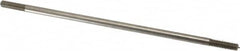 Made in USA - 8" Long, 1/4-20 Thread, Float Valve Rod - Stainless Steel, 1/2" Thread Length - Exact Tooling