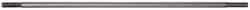 Made in USA - 10" Long, 1/4-20 Thread, Float Valve Rod - Stainless Steel, 1/2" Thread Length - Exact Tooling