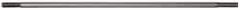 Made in USA - 10" Long, 1/4-20 Thread, Float Valve Rod - Stainless Steel, 1/2" Thread Length - Exact Tooling