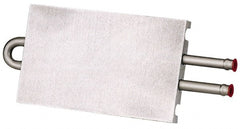 Lytron - 6" Long x 3-1/2" High, Beaded Connection Stainless Steel Tube Cold Plate - 3/8 OD Tube, 2-Pass Fluid Path, Deionized Water or Corrosive Fluids Cooling, 1/2" Thick - Exact Tooling