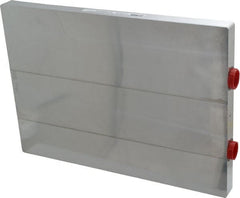 Lytron - 11" Long x 7.8" High, 9/16" 18UNF 3B Connection Aluminum Tube Cold Plate - 9/16 OD Tube, U Fluid Path Fluid Path, Ethylene Glycol & Water Mixture EGW Cooling, 3/4" Thick - Exact Tooling